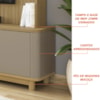 Estante Home Para TV 70 Pol Cannes 215 cm Hannover Fendi DCASA