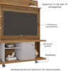Estante Home Tv 47 Pol 160 cm Taurus Cinamomo Off White BECHARA