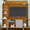 Estante Home Tv 47 Pol 160 cm Taurus Naturalle Off White BECHARA