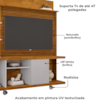Estante Home Tv 47 Pol 160 cm Taurus Naturalle Off White BECHARA
