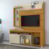 Estante Home Tv 50 Pol 1 Porta 160 cm Icaro Cumaru Opala MADETEC