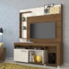 Estante Home Tv 50 Pol 1 Porta 160 cm Icaro Naturale Off White MADETEC