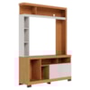 Estante Home Tv 50 Pol 2 Portas 137 cm Elba Freijo Off White Matte Colibri