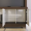 Estante Home Tv 50 Pol 2 Portas 161 cm Valenca Nogueira Real Off White Colibri
