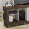 Estante Home Tv 50 Pol 2 Portas 161 cm Valenca Nogueira Real Off White Colibri