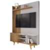 Estante Home Tv 55 Pol 136 cm Corumbau Cinamomo Off White BECHARA