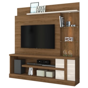 Estante Home Tv 55 Pol 1P 181 cm Alan Naturale Off White MADETEC Estante Home Tv 55 Pol 1P 181 cm Alan Naturale Off White MADETEC