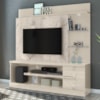 Estante Home Tv 55 Pol 2P 181 cm Alan Calacata Off White MADETEC
