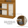 Estante Home Tv 55 Pol 2P 181 cm Alan Cinamomo Off White MADETEC