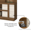 Estante Home Tv 55 Pol 2P 181 cm Alan Naturale Off White MADETEC