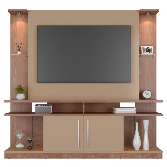 Estante Home Tv 55 Pol Com LED 180 cm York Fendi Freijo BECHARA