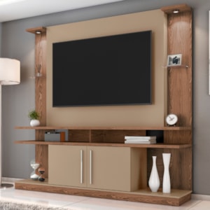 Estante Home Tv 55 Pol Com LED 180 cm York Fendi Freijo BECHARA