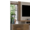 Estante Home Tv 60 Pol 200 cm Frizz Plus Fend Naturale MADETEC