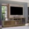 Estante Home Tv 60 Pol 200 cm Frizz Plus Fend Naturale MADETEC