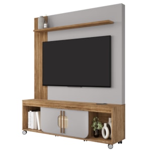 Estante Home Tv 65 Pol 160 cm Maragogi Cinamomo Off White BECHARA