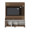 Estante Home Tv 65 Pol 2 Portas 152 cm Jurere Amendoa Off White Matte