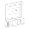 Estante Home Tv 65 Pol 2 Portas 152 cm Jurere Off White Matte Freijo Colibri