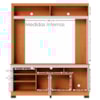 Estante Home Tv 65 Pol 2 Portas 160 cm Belaya Freijo Off White Matte Colibri