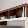 Estante Home Tv 65 Pol 2 Portas 160 cm Belaya Nogueira Real Off White Matte Colibri