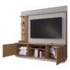 Estante Home Tv 65 Pol 201 cm Atlanta Cinamomo Off White BECHARA