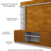 Estante Home Tv 65 Pol 201 cm Atlanta Naturalle Off White BECHARA