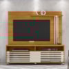 Estante Home Tv 65 Pol 2P 182 cm Frizz Cinamomo Off White MADETEC