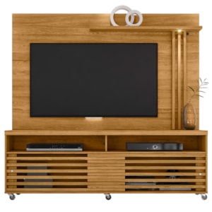 Estante Home Tv 65 Pol 2P 182 cm Frizz Cumaru MADETEC