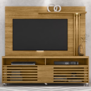 Estante Home Tv 65 Pol 2P 182 cm Frizz Cumaru MADETEC