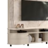 Estante Home Tv 65 Pol 2P 183 cm Daytona Calacata Off White MADETEC
