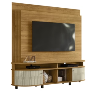 Estante Home Tv 65 Pol 2P 183 cm Daytona Cumaru Opala MADETEC