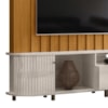 Estante Home Tv 70 Pol 243 cm Le Mans Cinamomo Off White MADETEC