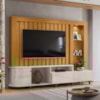 Estante Home Tv 70 Pol 243 cm Le Mans Cinamomo Off White MADETEC