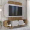 Estante Home Tv 75 Pol 180 cm Embau Cinamomo Off White BECHARA