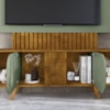 Estante Home Tv 75 Pol 180 cm Embau Naturalle Pistache BECHARA