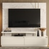 Estante Home Tv 75 Pol 183 cm Apolo Calacata Off White MADETEC