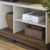 Estante Home Tv 75 Pol 2 Portas 182 cm Jurere Amendoa Off White Matte Colibri
