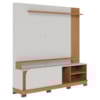Estante Home Tv 75 Pol 2 Portas 182 cm Jurere Off White Matte Freijo Colibri