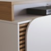 Estante Home Tv 75 Pol 2 Portas 182 cm Jurere Off White Matte Freijo Colibri