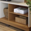 Estante Home Tv 75 Pol 2 Portas 182 cm Jurere Off White Matte Freijo Colibri
