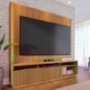 Estante Home Tv 75 Pol 200 cm 2 Portas Jordao Freijo Colibri