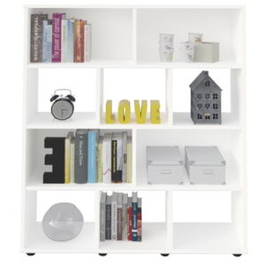 Estante Livreiro 10 Nichos 109X91 cm Branco ARLY