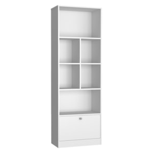 Estante Livreiro 4 Prateleiras 180X60 B37 Branco NOVAM