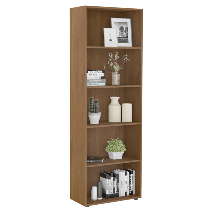 Estante Livreiro 5 Prateleiras 180X60 cm Cinamomo ARLY