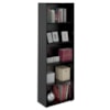 Estante Livreiro 5 Prateleiras 180X60 cm Preto ARLY