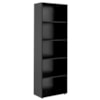 Estante Livreiro 5 Prateleiras 180X60 cm Preto ARLY