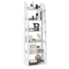 Estante Livreiro 6 Prateleiras 183X60 cm Branco Fosco ARLY