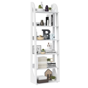 Estante Livreiro 6 Prateleiras 183X60 cm Branco Fosco ARLY