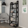 Estante Livreiro 6 Prateleiras 183X60 cm Preto Fosco ARLY