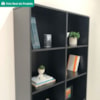 Estante Multiuso 10 Nichos 90X188 cm Preto Artany