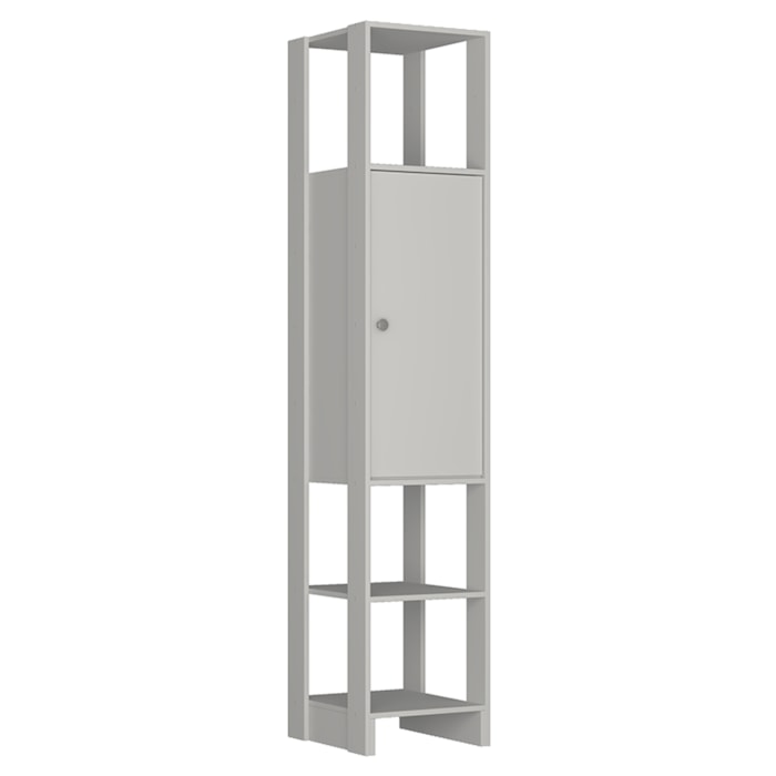 Estante Multiuso 3 Prateleiras EY107 200X40 cm Branco NOVAM